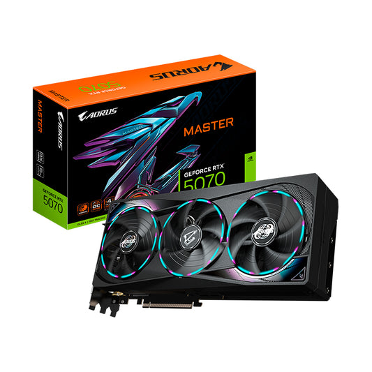 GIGABYTE AORUS GeForce RTX 5070 MASTER 12G RTX 5070 12GB GDDR7